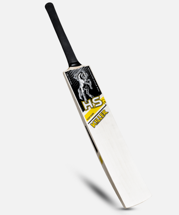 hs killer cricket starter combo kit – 1 hs killer bat, 6 stumps & 1 tape tennis ball for street & backyard cricket