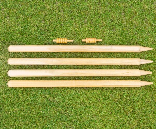 hs killer cricket starter combo kit – 1 hs killer bat, 6 stumps & 1 tape tennis ball for street & backyard cricket