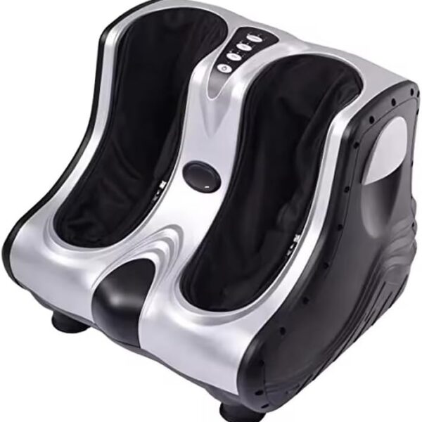 relax4life foot & calf massager with heat – deep kneading shiatsu massage, rolling & vibration for pain relief (red)