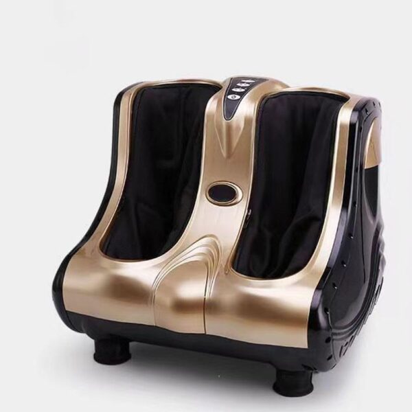 relax4life foot & calf massager with heat – deep kneading shiatsu massage, rolling & vibration for pain relief (red)
