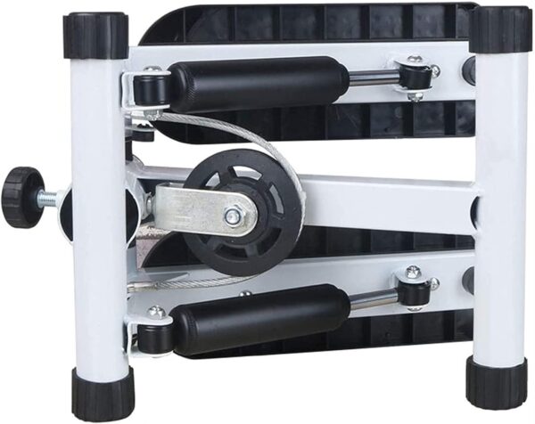 mini stepper with lcd monitor, portable stair step exercise machine for home workout, compact cardio fitness equipment with non slip pedals