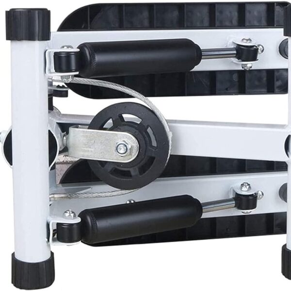 mini stepper with lcd monitor, portable stair step exercise machine for home workout, compact cardio fitness equipment with non slip pedals