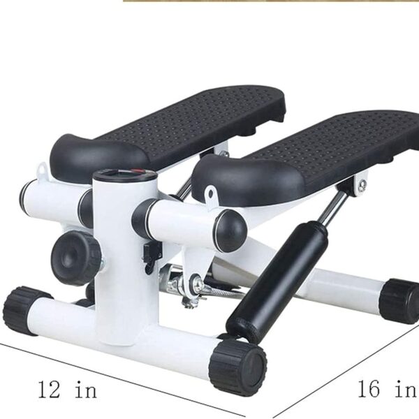 mini stepper with lcd monitor, portable stair step exercise machine for home workout, compact cardio fitness equipment with non slip pedals