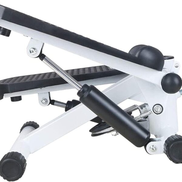 mini stepper with lcd monitor, portable stair step exercise machine for home workout, compact cardio fitness equipment with non slip pedals