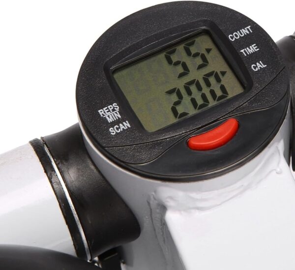 mini stepper with lcd monitor, portable stair step exercise machine for home workout, compact cardio fitness equipment with non slip pedals