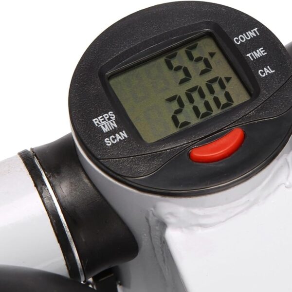 mini stepper with lcd monitor, portable stair step exercise machine for home workout, compact cardio fitness equipment with non slip pedals