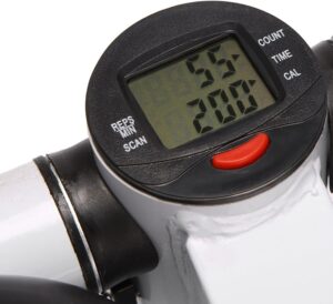 mini stepper with lcd monitor, portable stair step exercise machine for home workout, compact cardio fitness equipment with non slip pedals