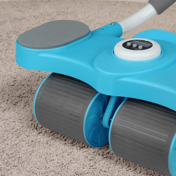 premium 4 wheel automatic rebound ab roller with elbow support & smart timer – advanced core trainer (copy)