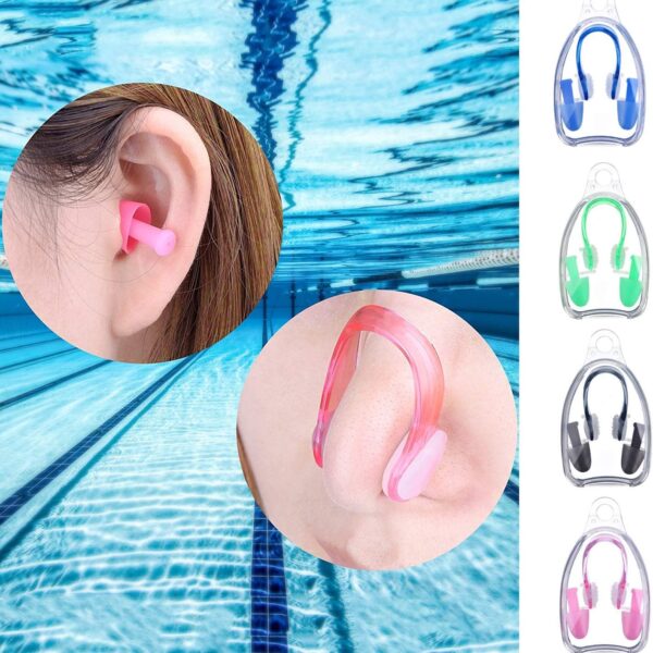 kids swimming combo kit – swim vest, goggles, cap, tube, nose clip & earplugs | complete pool & beach safety set