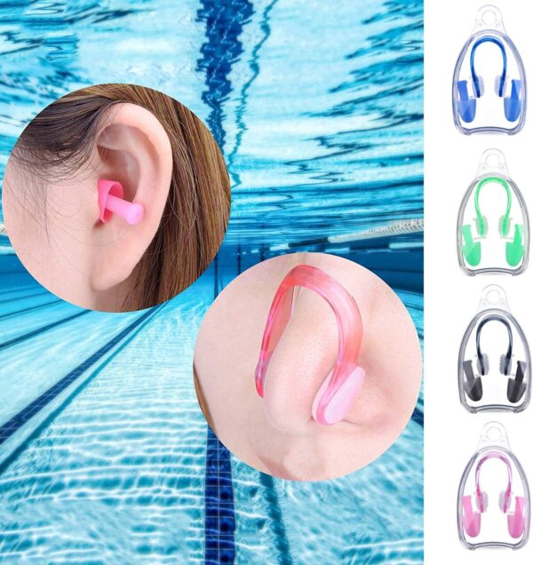 kids swimming combo kit – swim vest, goggles, cap, tube, nose clip & earplugs | complete pool & beach safety set