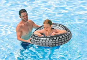INTEX Giant Tire Inflatable Swim Tube – Large Heavy Duty Pool Float Ring intex giant tire inflatable swim tube – large heavy duty pool float ring