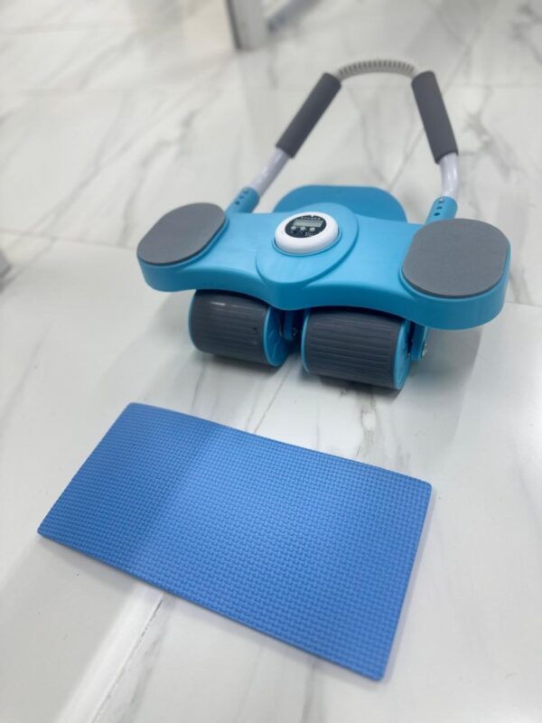 premium 4 wheel automatic rebound ab roller with elbow support & smart timer – advanced core trainer (copy)