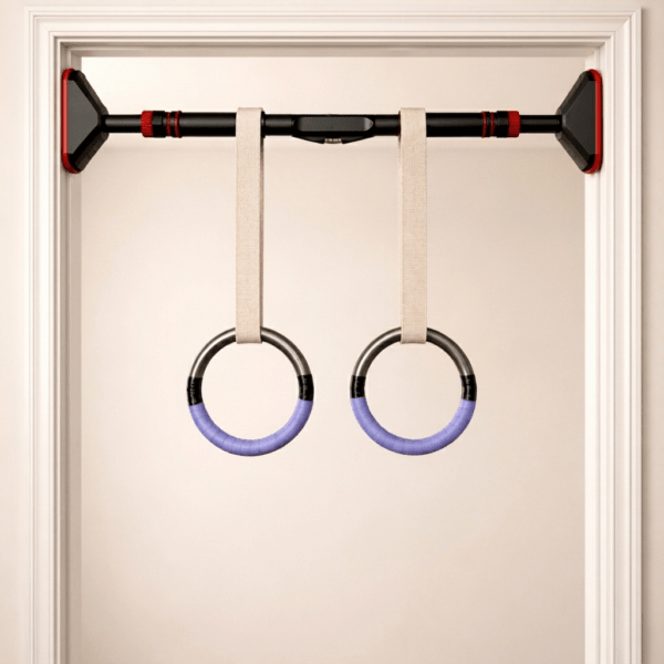 kids safe door pull up bar – no screw installation | 200kg heavy duty | auto locking home fitness bar for children