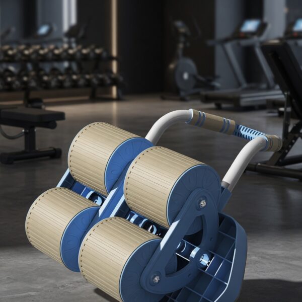 premium 4 wheel automatic rebound ab roller with elbow support & smart timer – advanced core trainer (copy)