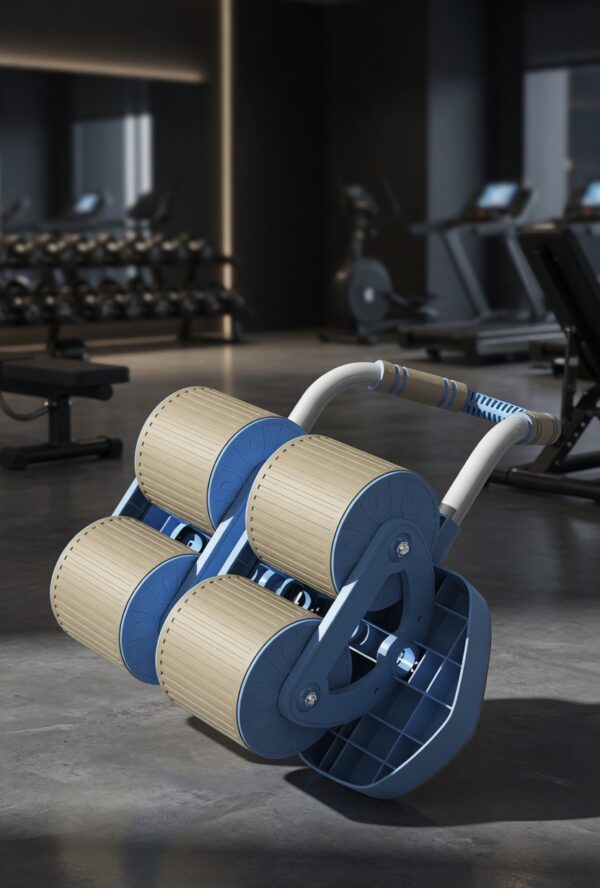 premium 4 wheel automatic rebound ab roller with elbow support & smart timer – advanced core trainer (copy)