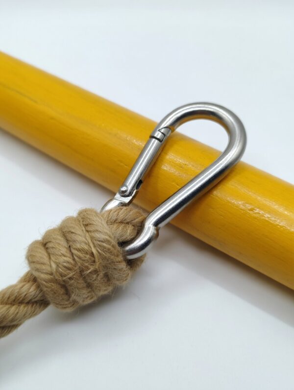 kids rope climbing ladder swing with wooden platforms – indoor & outdoor hanging climber toy for strength & fun