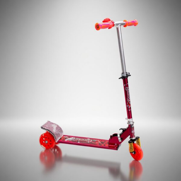 lionman lighting wheel kick scooter 2009c – multicolor | led light wheels, foldable, adjustable height kids scooter