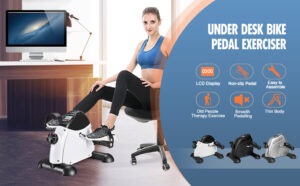 Premium Under Desk Bike Pedal Exerciser with LCD Monitor, Portable Mini Exercise Bike for Home & Office, Adjustable Resistance Arm & Leg Trainer for Physical Therapy, Rehabilitation, Cardio Fitness & Senior Exercise 1dcbab2e 8f46 4e08 ae55 90ceb160d002. cr0,0,970,600 pt0 sx970 v1