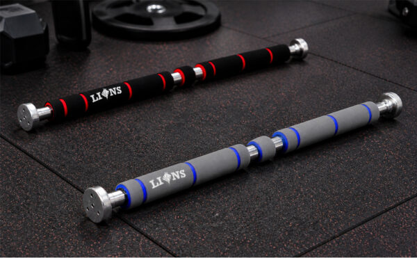 premium doorway pull up bar – no screw adjustable chin up bar for home gym, multifunction strength training bar, heavy duty steel construction, 150kg weight capacity